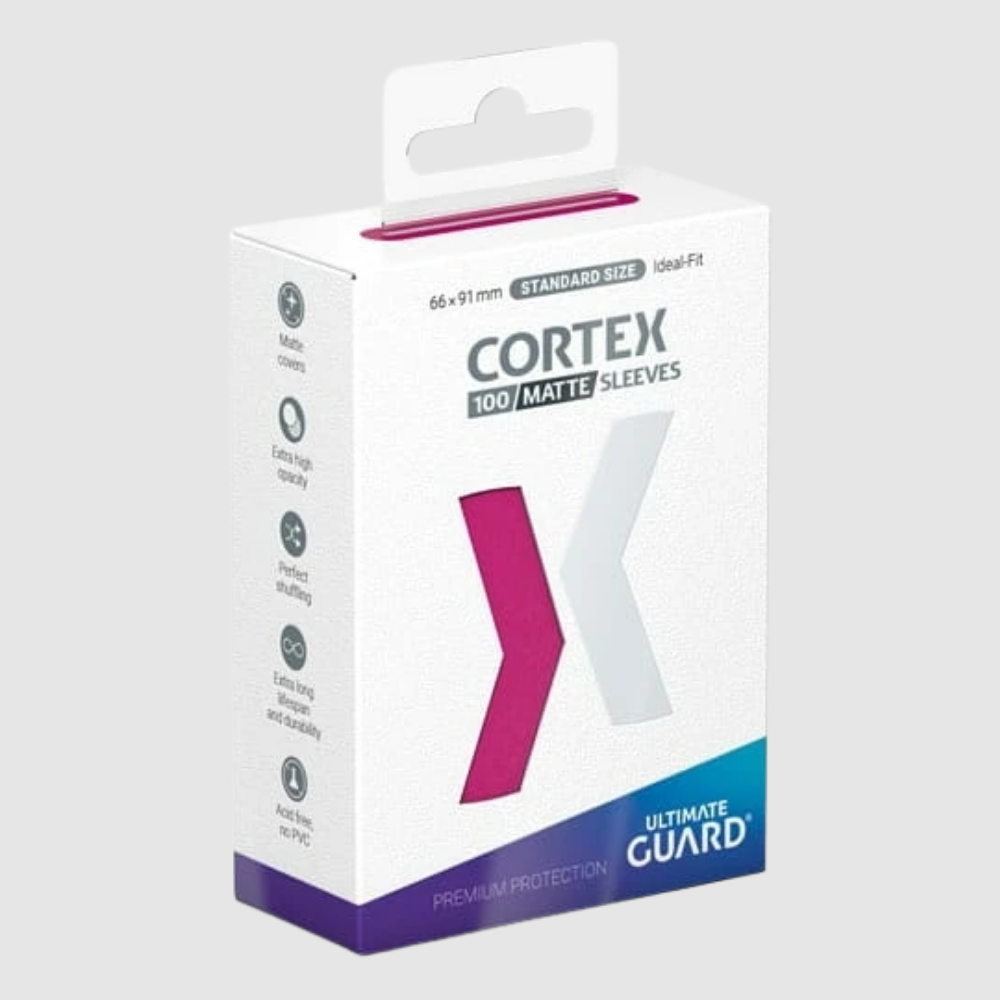 Cortex Matte Pink Sleeves Standard Size (100)