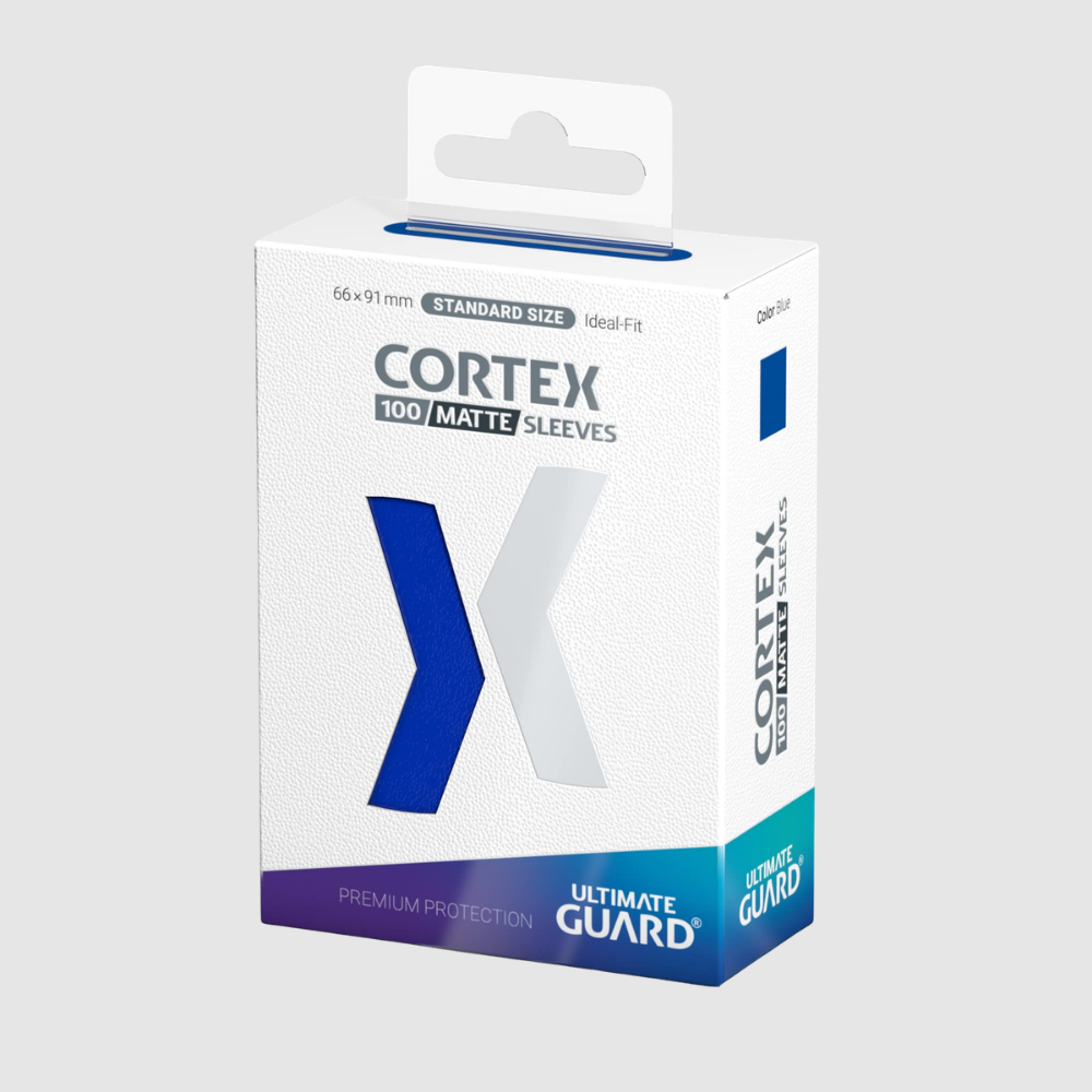 Cortex Matte Blue Sleeves Standard Size (100)