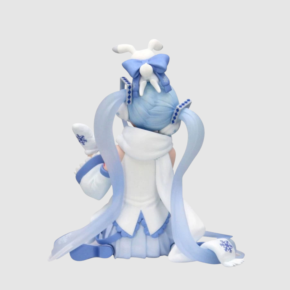 Hatsune Miku Snow Miku 10th Anniversary Noodle Stopper Figure FuRyu