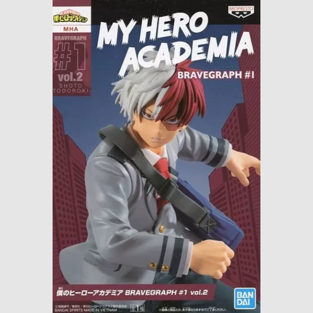 My Hero Academia Bravegraph #1 Vol.2 Shoto Todoroki Figure Banpresto