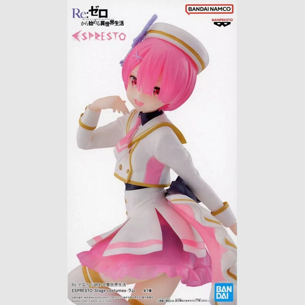 Re Zero Starting Life in Another World Espresto Ram Stage Costumes Figure Banpresto