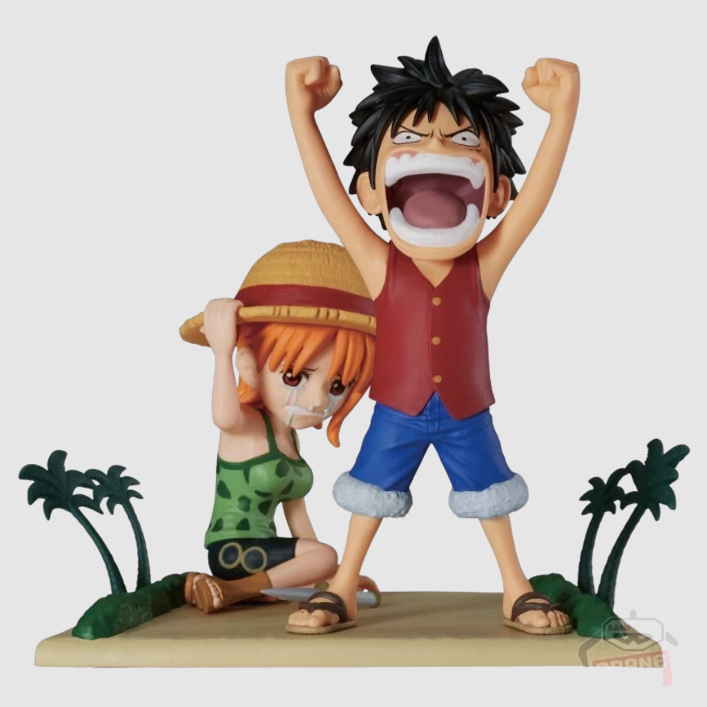 ONE PIECE World Collectable Figure Monkey D Luffy Nami WCF Log Stories Banpresto