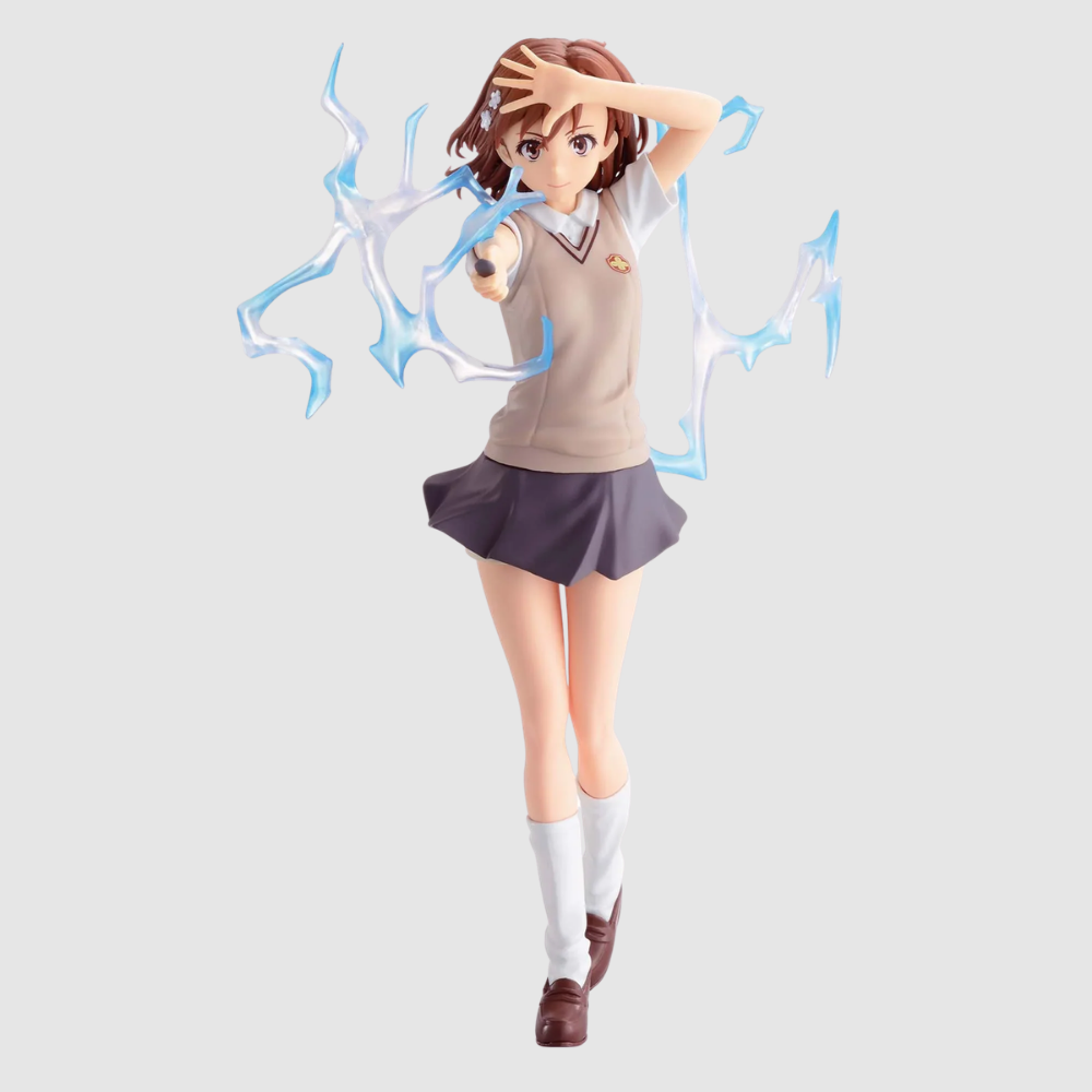 A Certain Scientific Railgun Misaka Mikoto Level 5 Electromaster Figure Espresto Bandai