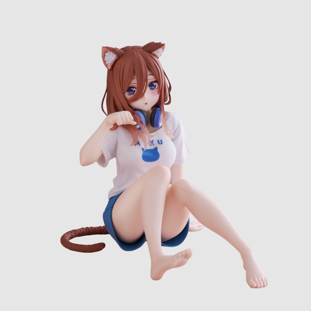 The Quintessential Quintuplets Miku Nakano Cat Room Wear Ver. Figure Taito