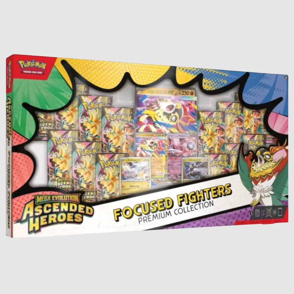 Pokémon Ascended Heroes Focused Fighters Premium Collection Box