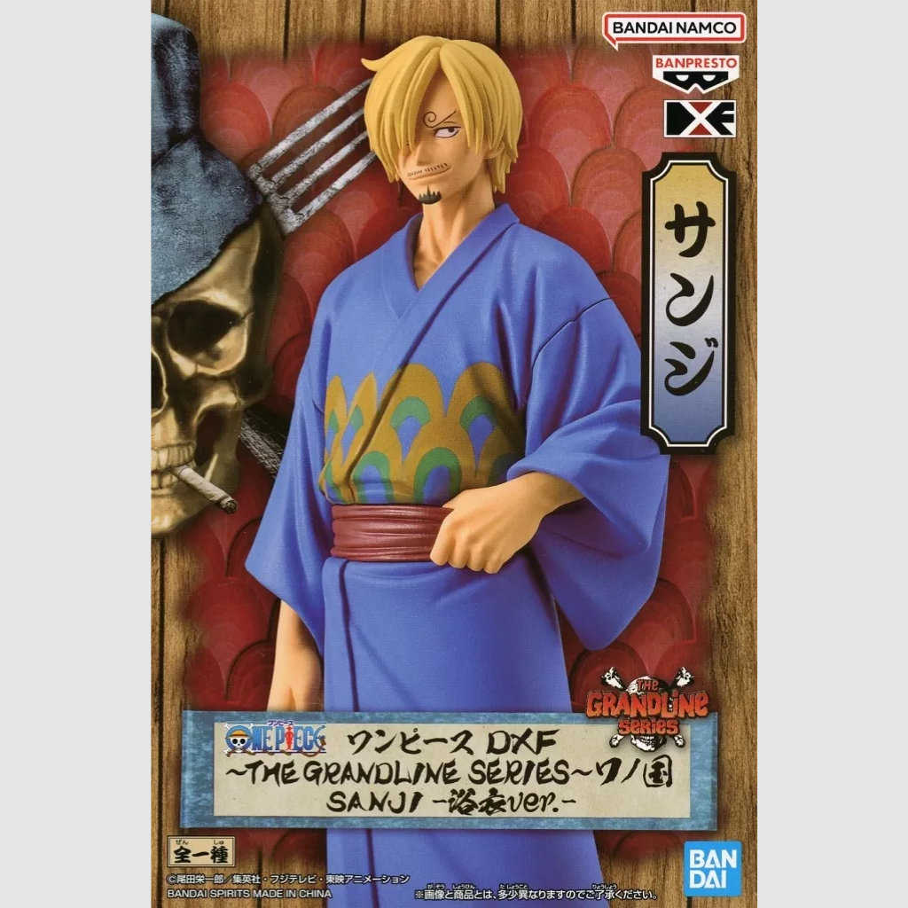 One Piece The Grandline Series Dxf Wano Country Sanji Yukata ver. Figure