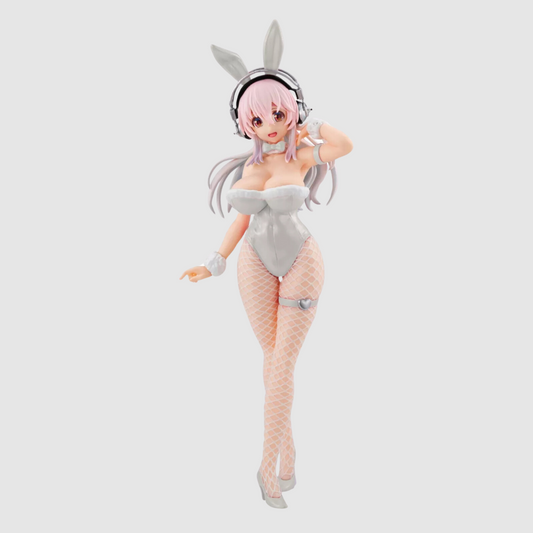 Super Sonico BiCute Bunnies Figure Pearl White ver. Japan New FuRyu