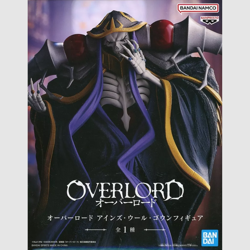 Overlord Ainz Ooal Gown Figure Banpresto
