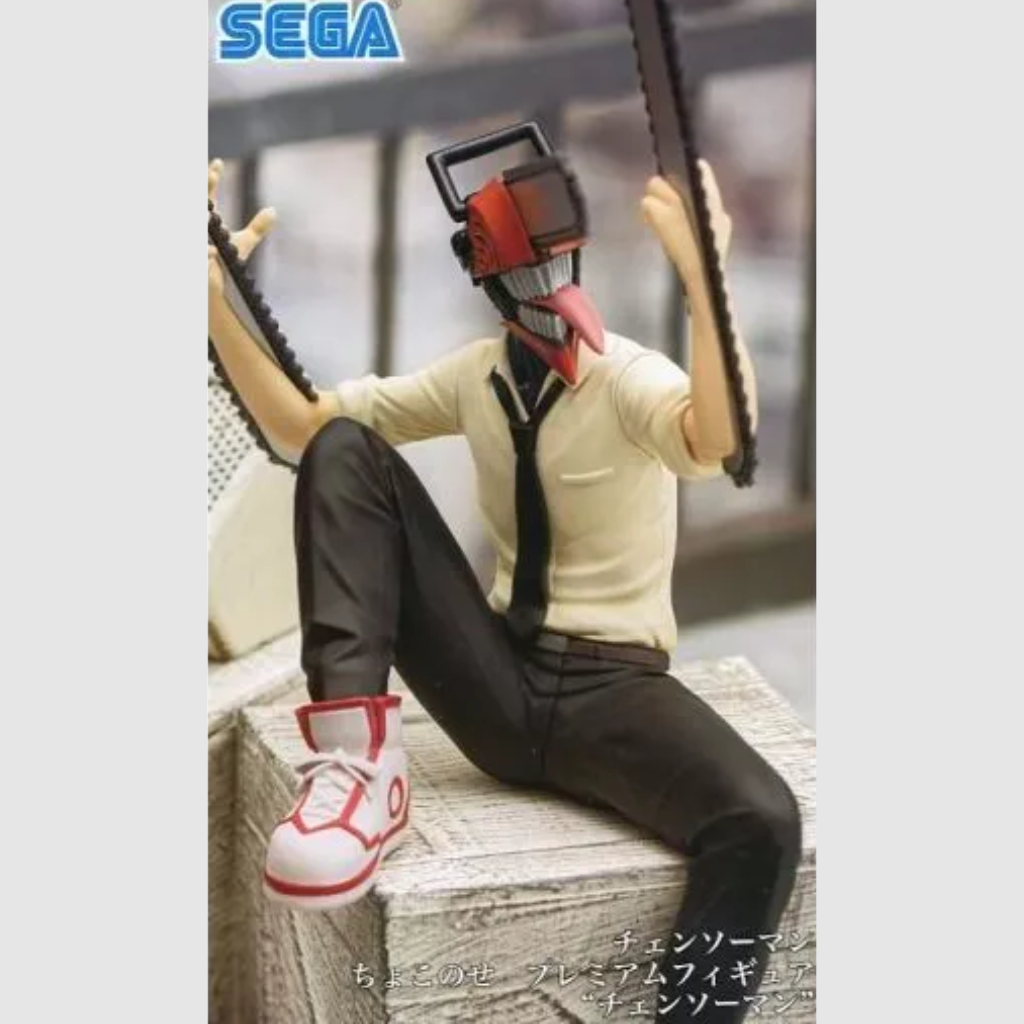 Chainsaw Man Denji as Chainsaw Man Premium Perching Figure SEGA