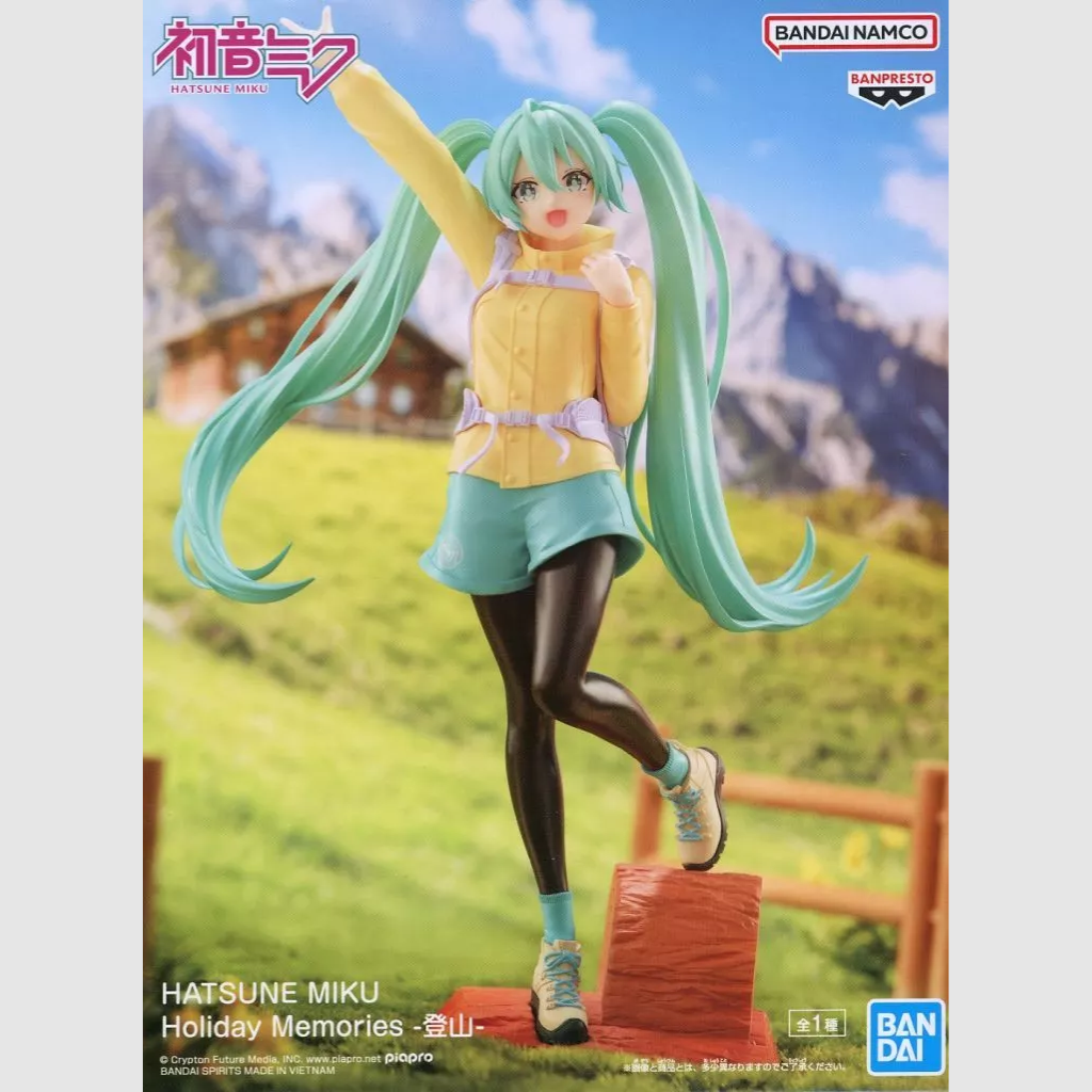 Holiday Memories Hatsune Miku Mountain Climbing ver. Vocaloid Banpresto Figure