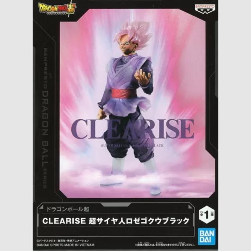 Dragon Ball Super CLEARISE Super Saiyan Rose Goku Black Figure Banpresto