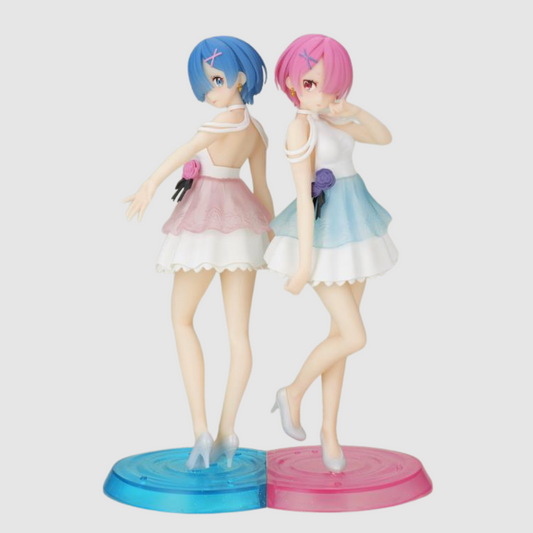 Re ZERO Starting Life in Another World Serenus couture REM & RAM Set 2 piece Banpresto