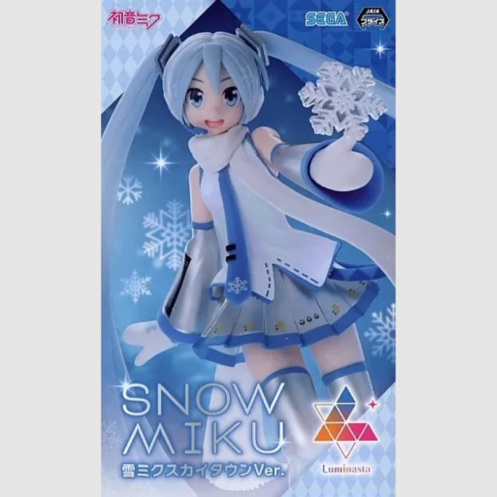 Vocaloid Luminasta Snow Miku Snow Miku Sky Town Ver Figure SEGA