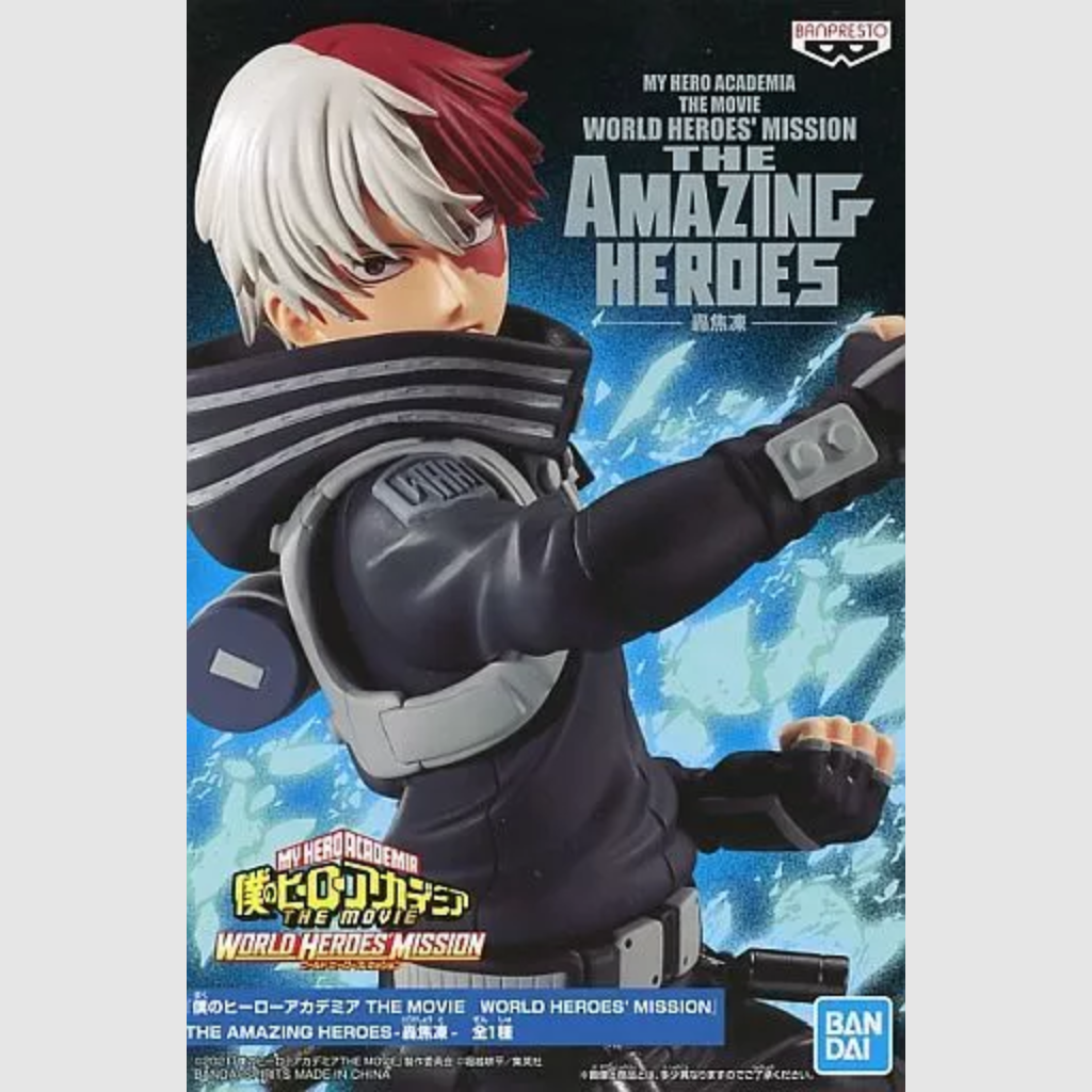 My Hero Academia World Heroes Mission Shoto Todoroki Figure Banpresto
