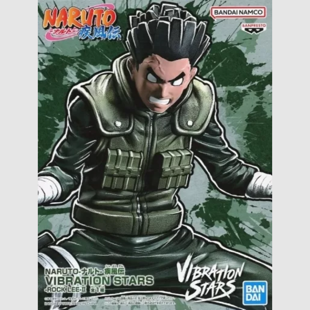 Naruto Shippuden Vibration Stars Rock Lee II Figure Banpresto