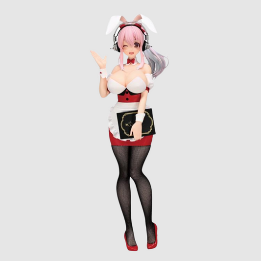 Nitroplus BiCute Bunnies Super Sonico Waitress Ver Figure FuRyu