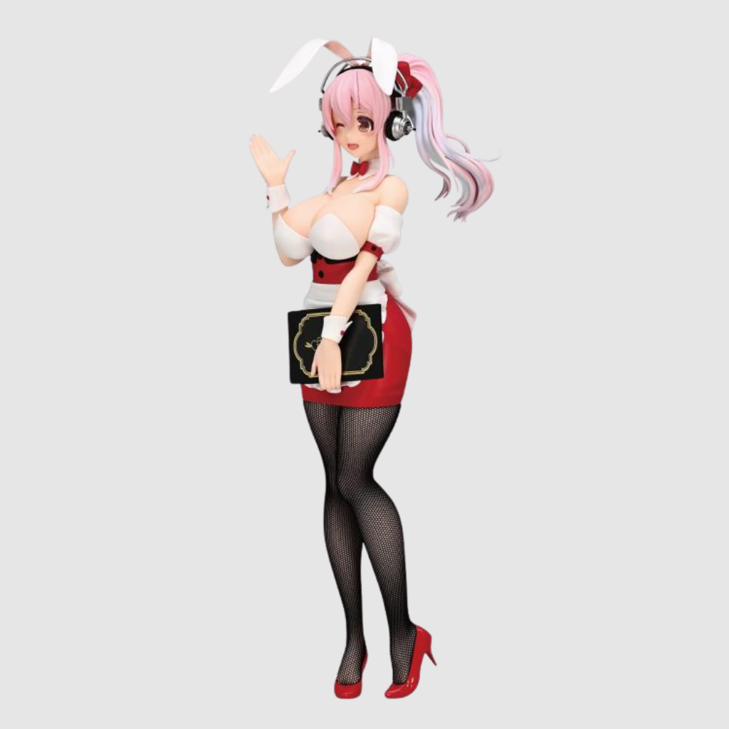 Nitroplus BiCute Bunnies Super Sonico Waitress Ver Figure FuRyu