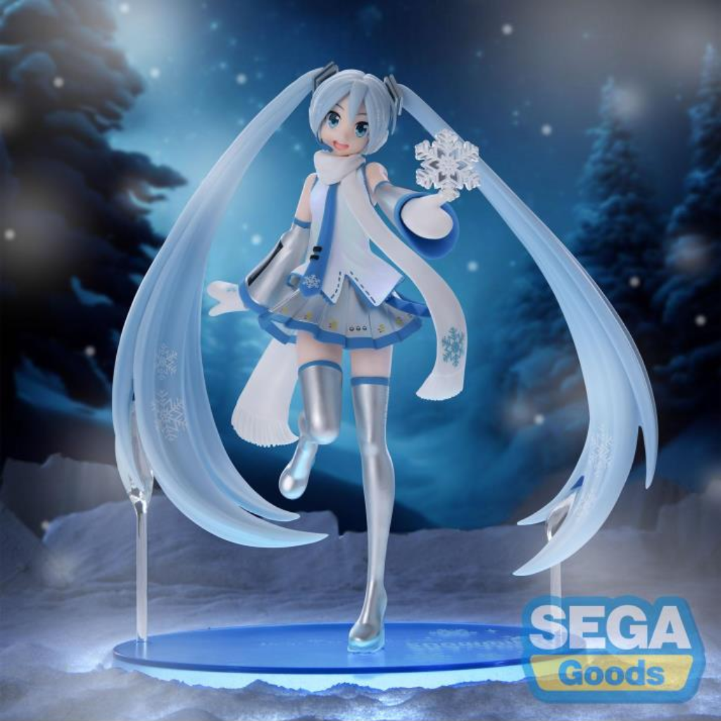 Vocaloid Luminasta Snow Miku Snow Miku Sky Town Ver Figure SEGA
