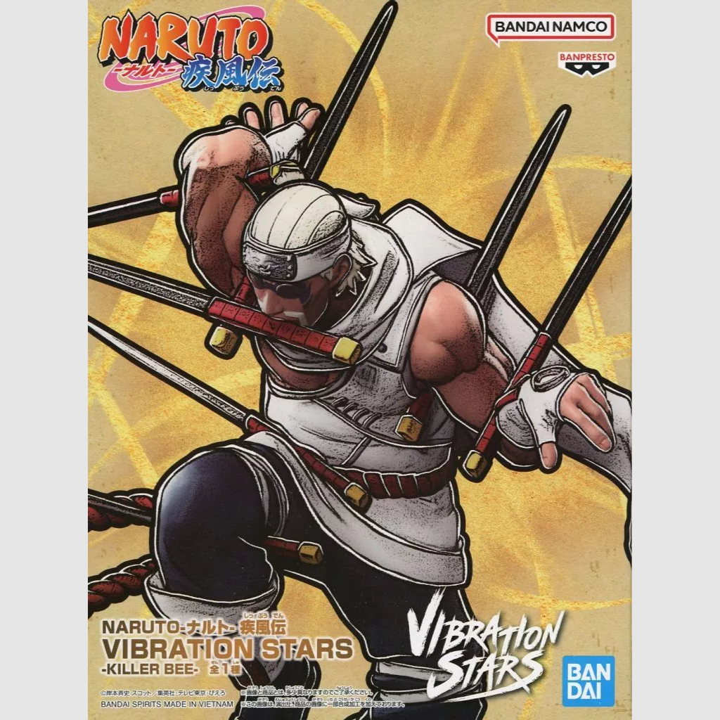 Naruto Shippuden Vibration Stars Killer Bee Figure Banpresto