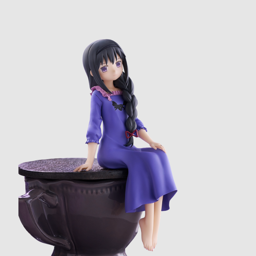 Puella Magi Madoka Homura Akemi Noodle Stopper Figure FuRyu