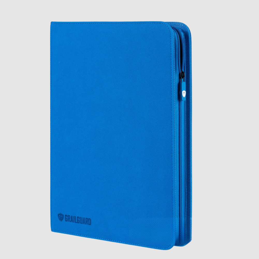 Grail Guard 9-Pocket Premium ZIP Trading Card Binder (Blue)