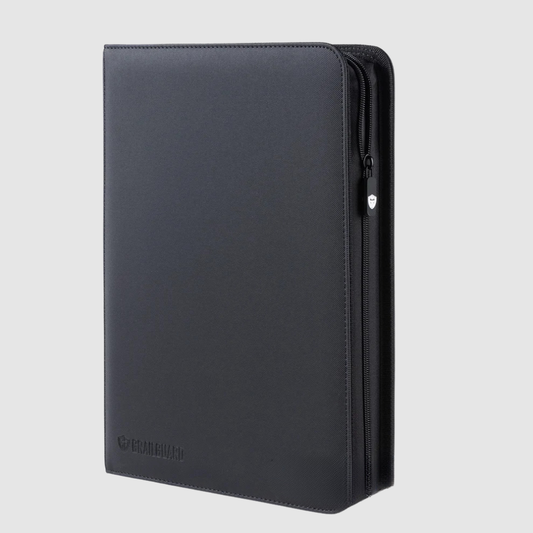 Grail Guard 9-Pocket Premium ZIP Trading Card Binder (Black)