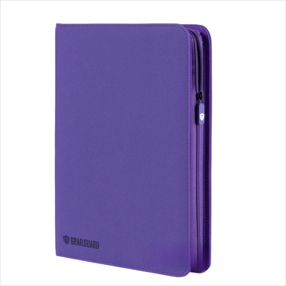 Grail Guard 9-Pocket Premium ZIP Trading Card Binder (Purple)