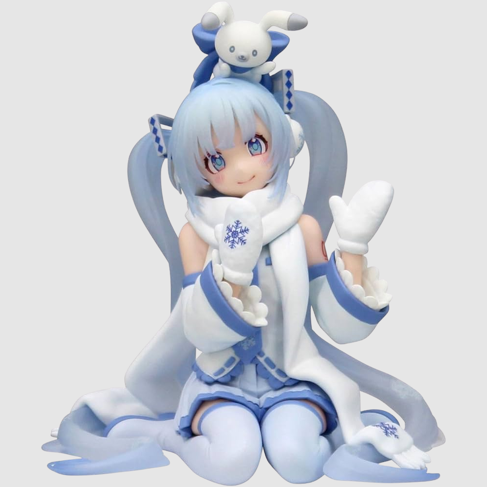 Hatsune Miku Snow Miku 10th Anniversary Noodle Stopper Figure FuRyu