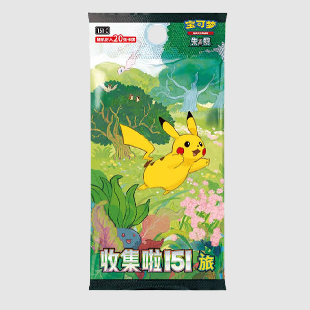 Chinese 151 A Pokémon Jumbo Booster Pack