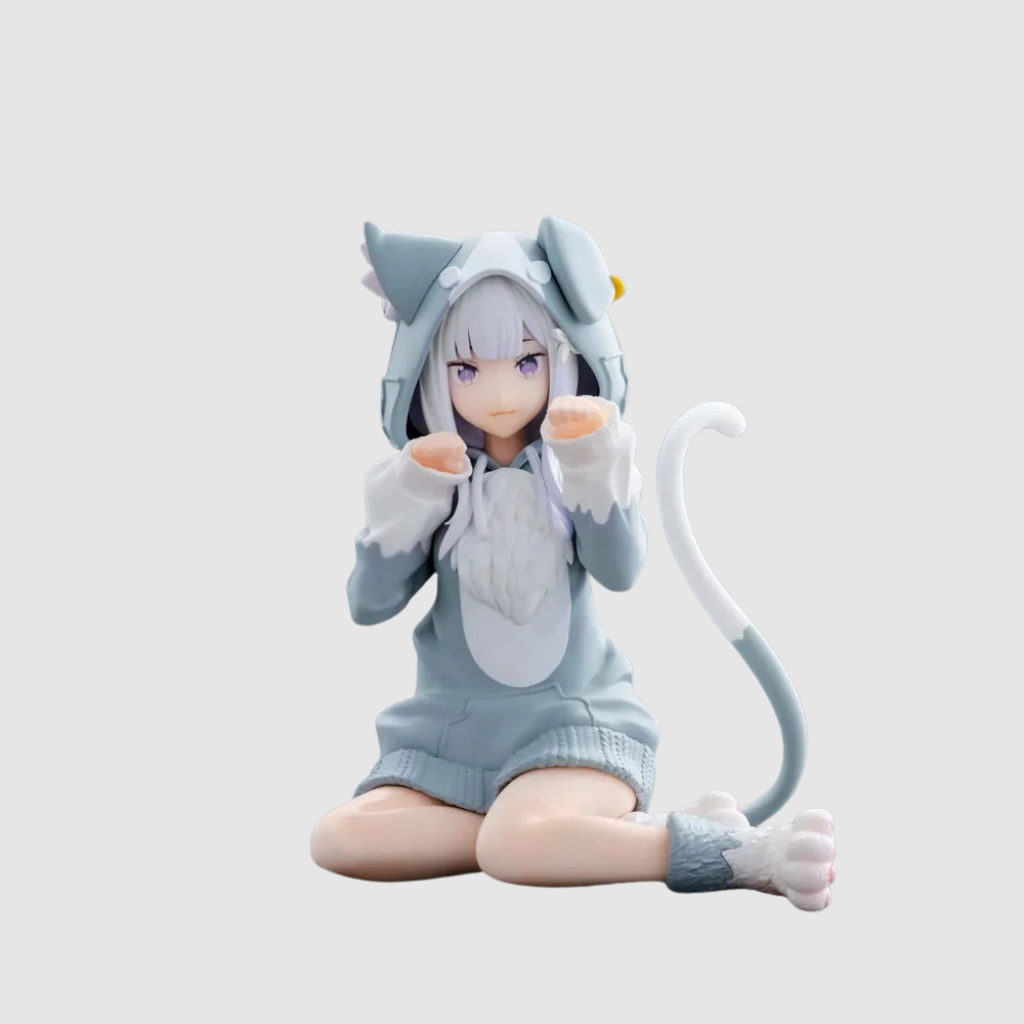 Re:Zero Emilia Rem Ram Yumemirize Fluffy Pack Set SEGA