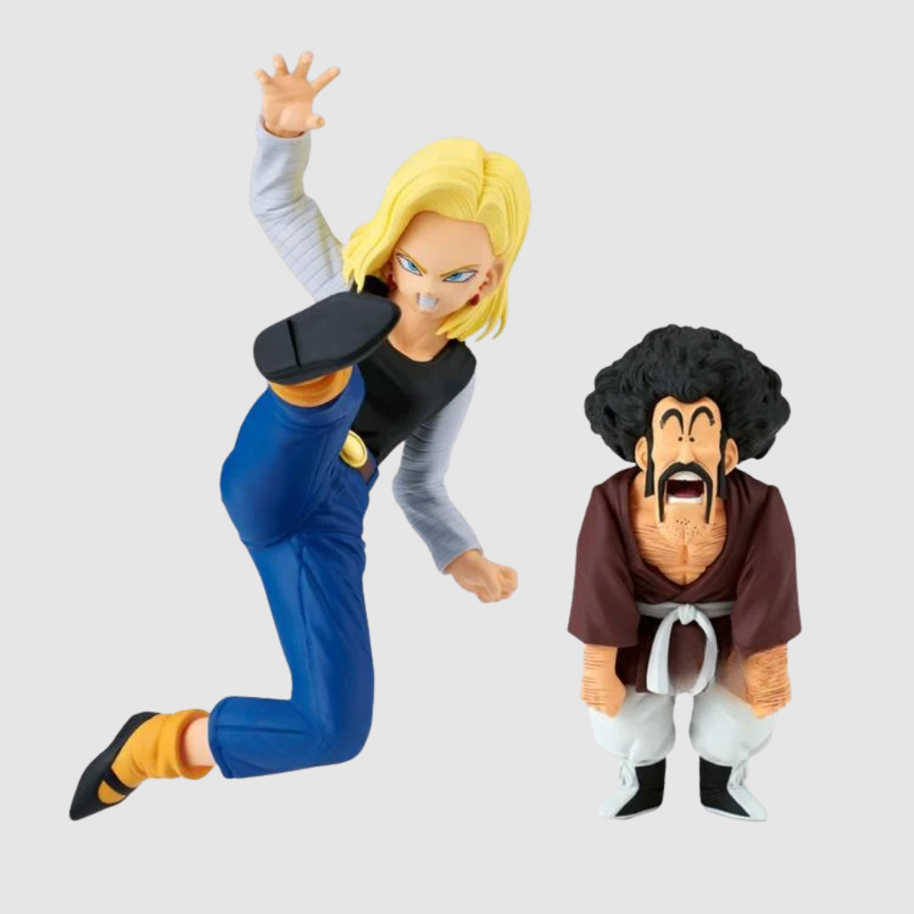 Dragon Ball Z Android 17 & Mr Satan Match Makers Figure Banpresto