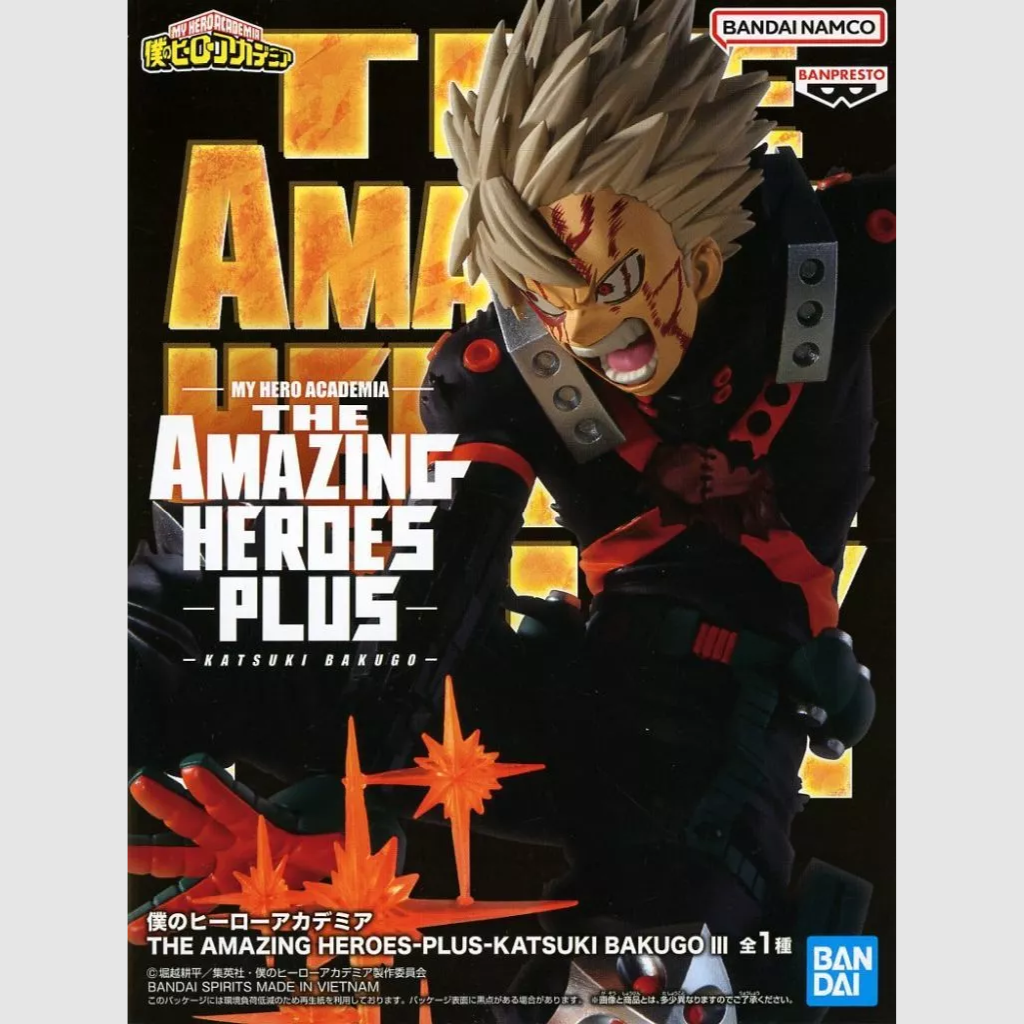 My Hero Academia Figure The Amazing Heroes Plus Katsuki Bakugo III BANPRESTO