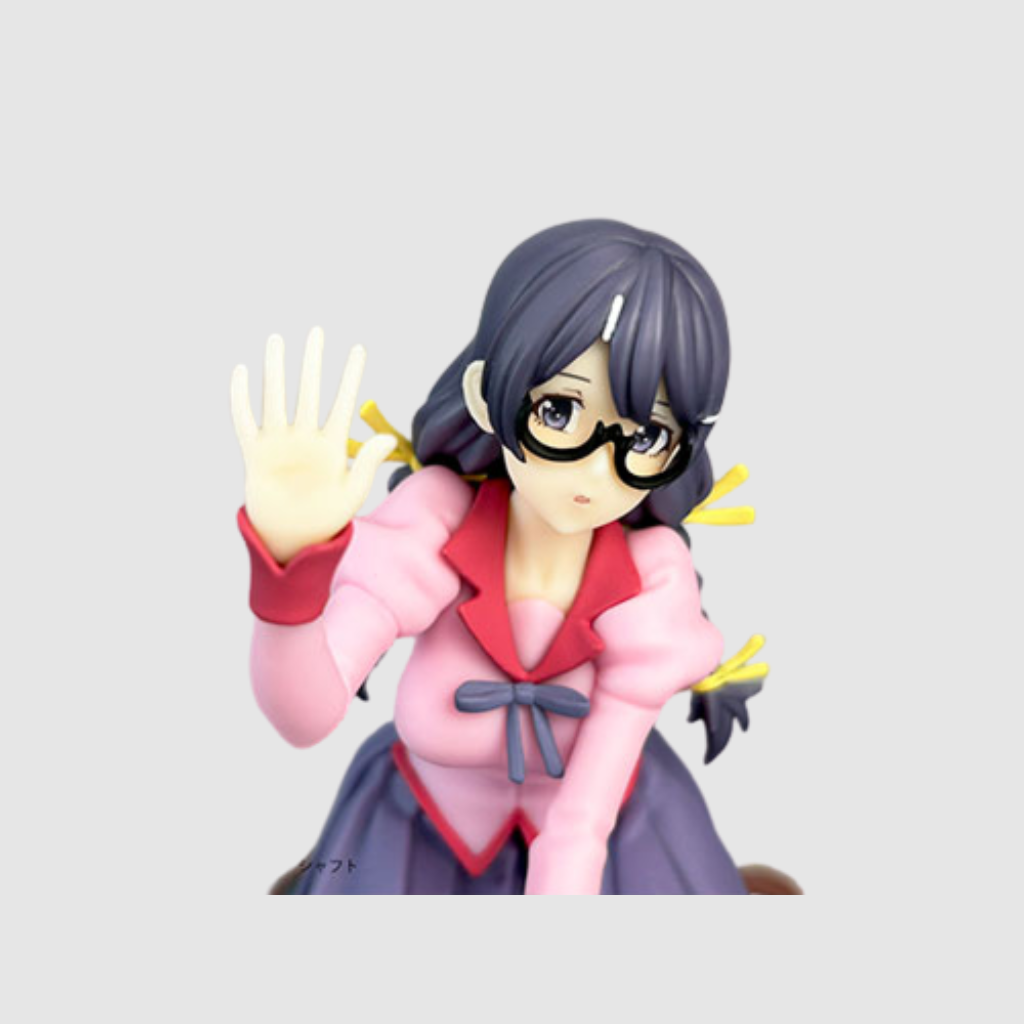 Monogatari Series Fig Cube Hanekawa Tsubasa Figure KONAMI