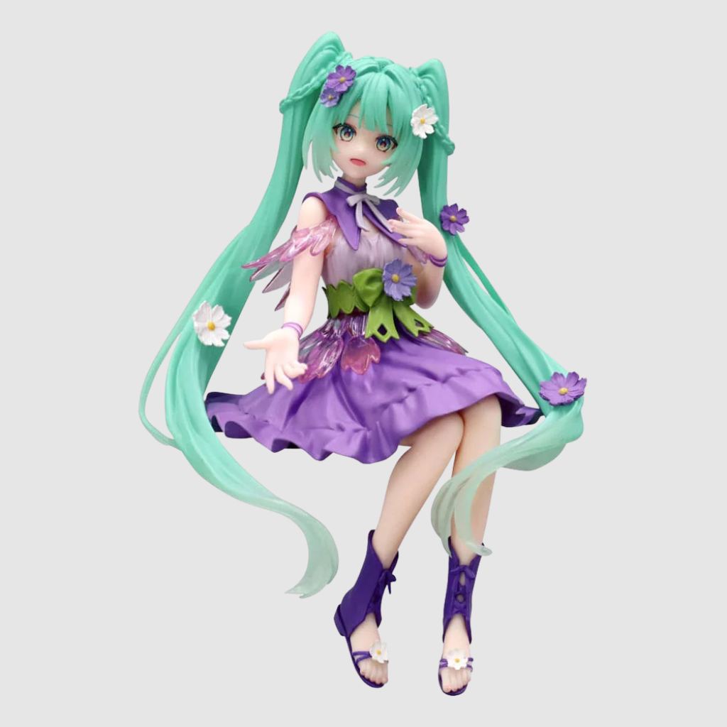 Hatsune Miku Noodle Stopper Figure Flower Fairy Cosmos Purple Colour Ver