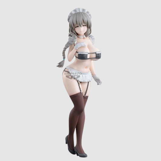 Uzaki-chan Wants to Hang Out! Glitter & Glamours Tsuki Uzaki Maid Ver Figure Banpresto