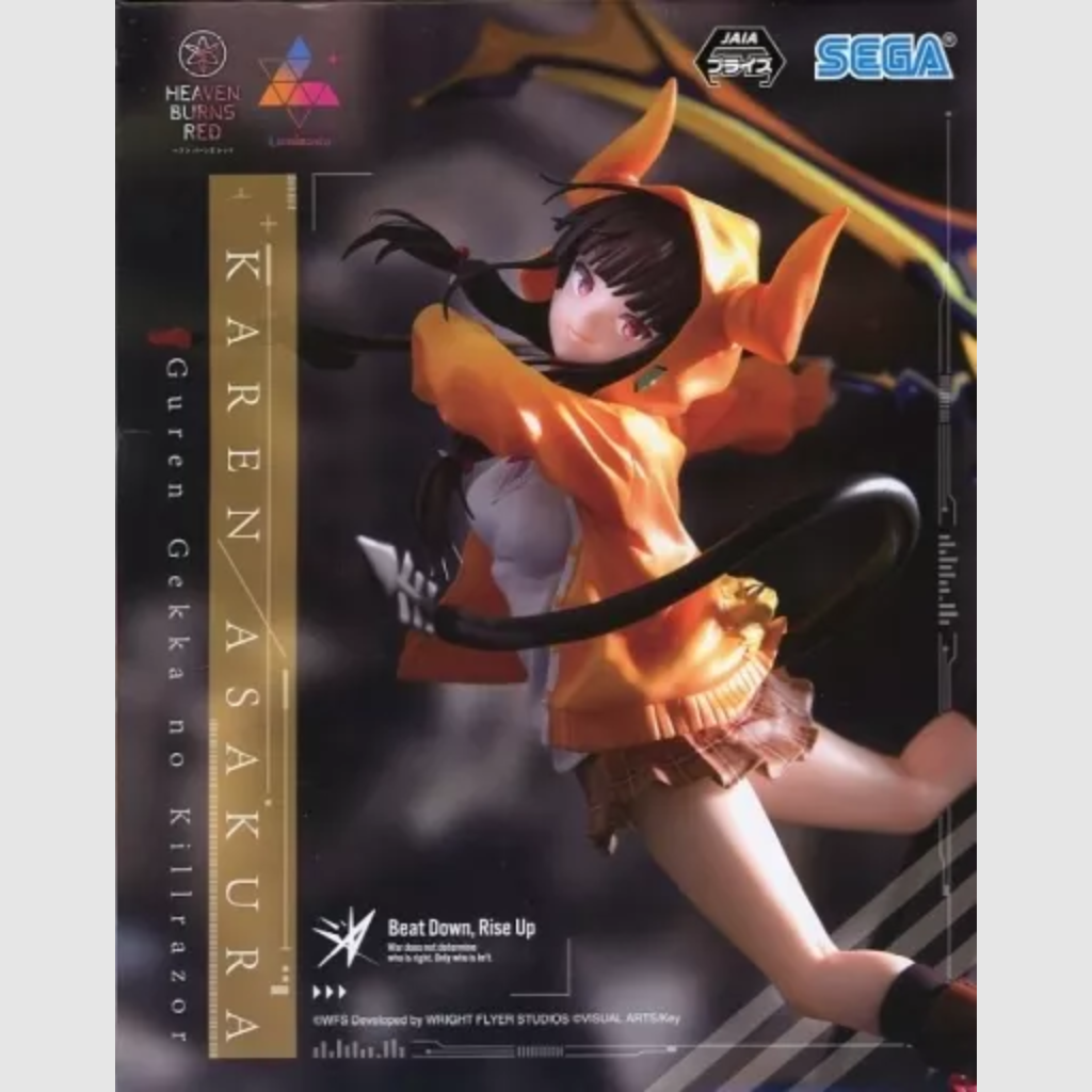 Heaven Burns Red Luminasta Karen Asakura Guren Gekka no Killrazor Figure SEGA