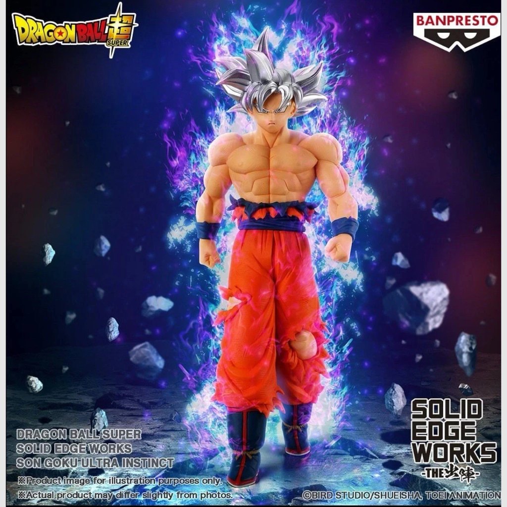Dragon Ball Super Solid Edge Works Son Goku Ultra Instinct Figure Banpresto