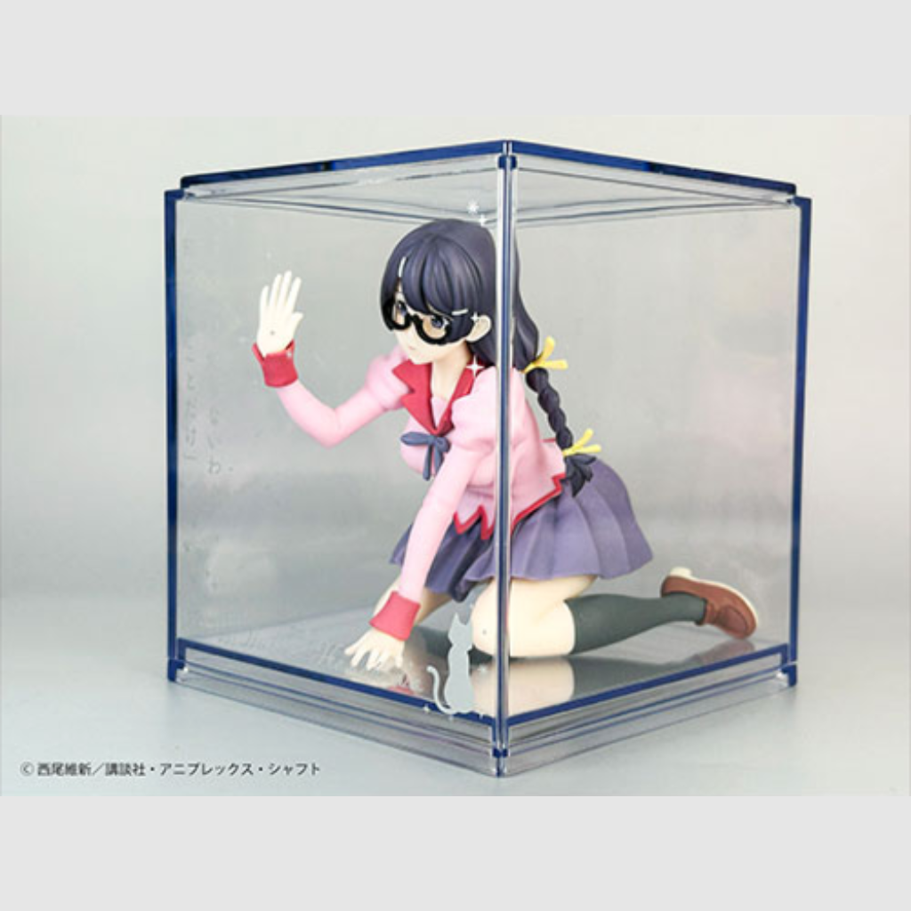 Monogatari Series Fig Cube Hanekawa Tsubasa Figure KONAMI