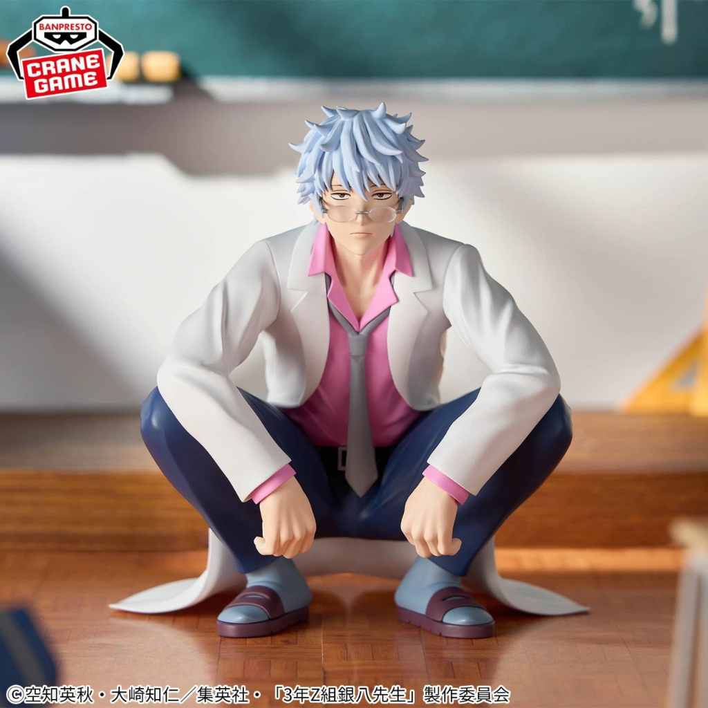 Gintama 3rd Year Z Class Ginpachi Sensei Desk Figure Sakata Gintoki Banpresto