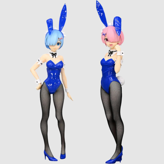 Re:Zero Starting Life in Another World REM & RAM BiCute Bunnies Version Figures Furyu
