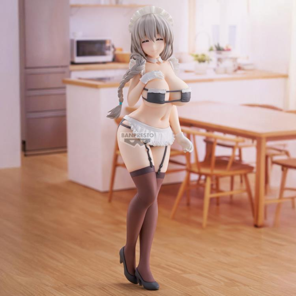 Uzaki-chan Wants to Hang Out! Glitter & Glamours Tsuki Uzaki Maid Ver Figure Banpresto