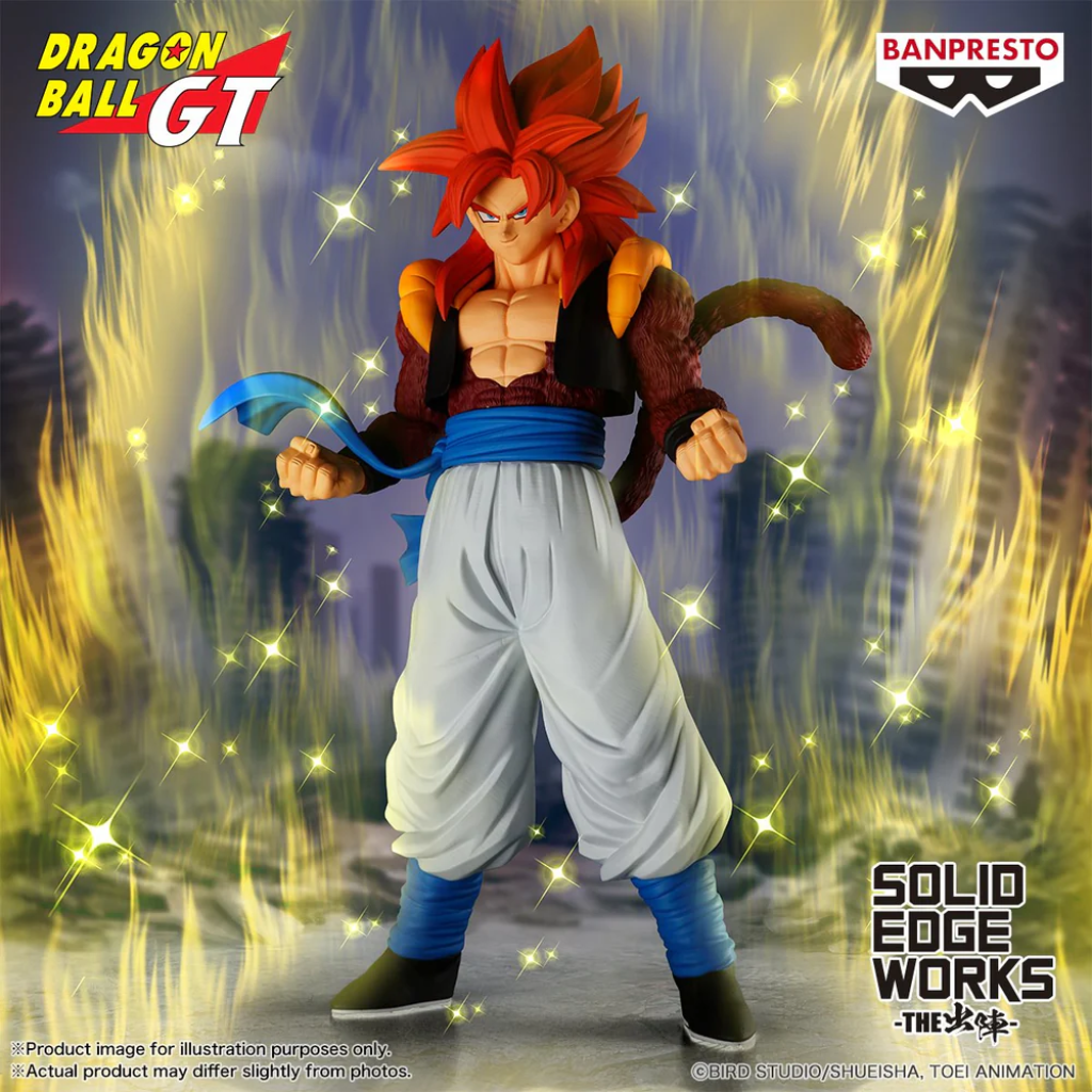 Dragon Ball GT Solid Edge Works Super Saiyan 4 Gogeta Figure Banpresto