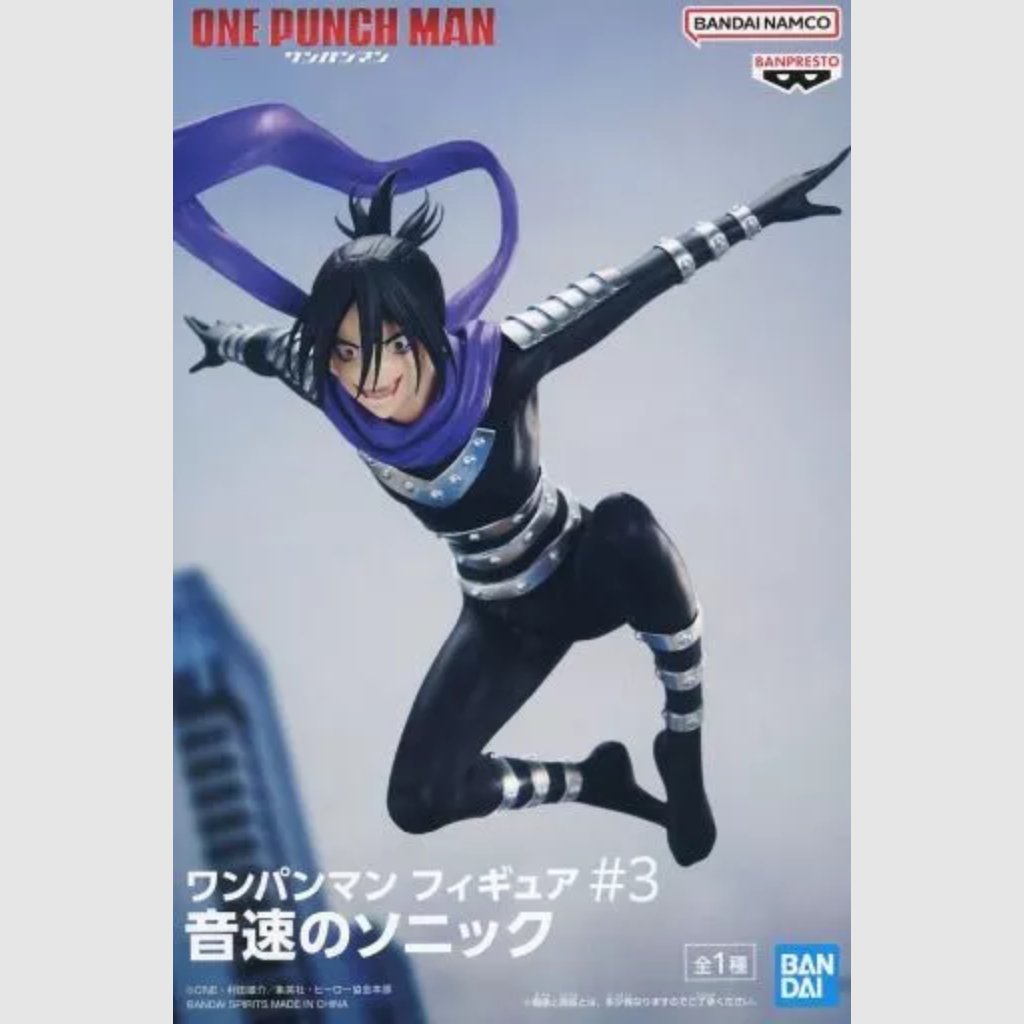 One Punch Man #3 Speed O Sound Sonic Figure Banpresto