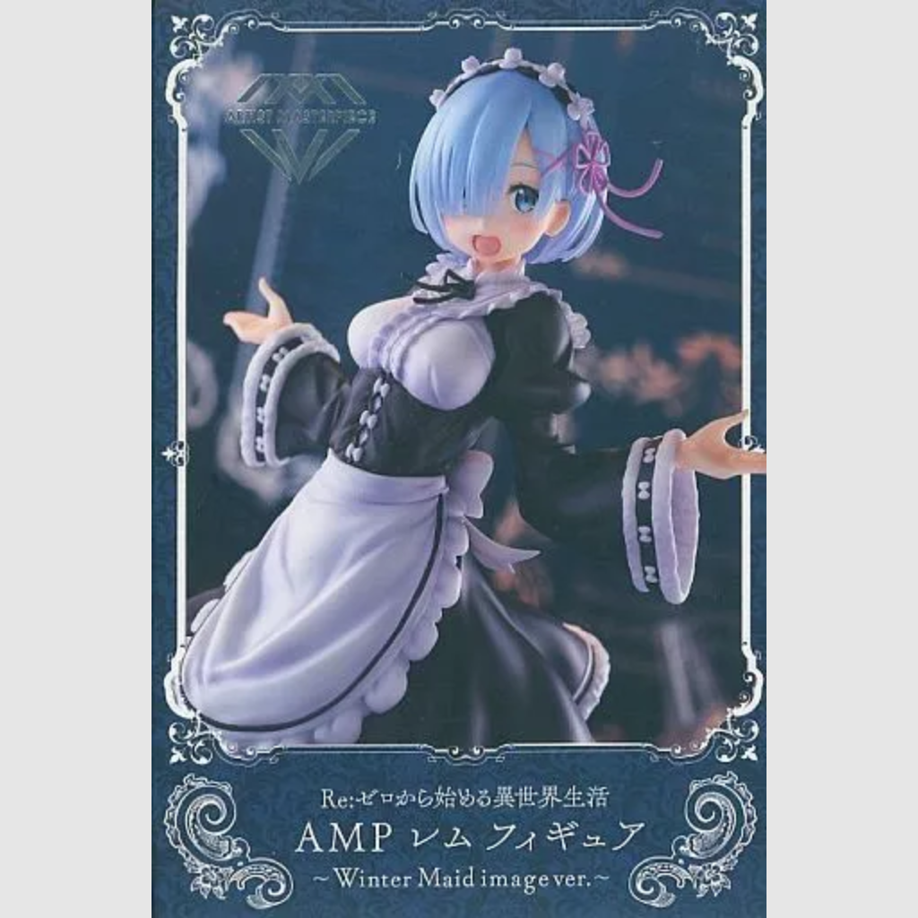 Re Zero Rem Figure AMP Winter Maid Image ver Figure Taito