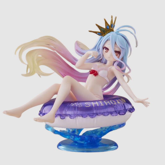 No Game No Life Aqua Float Girls Shiro Figure Taito
