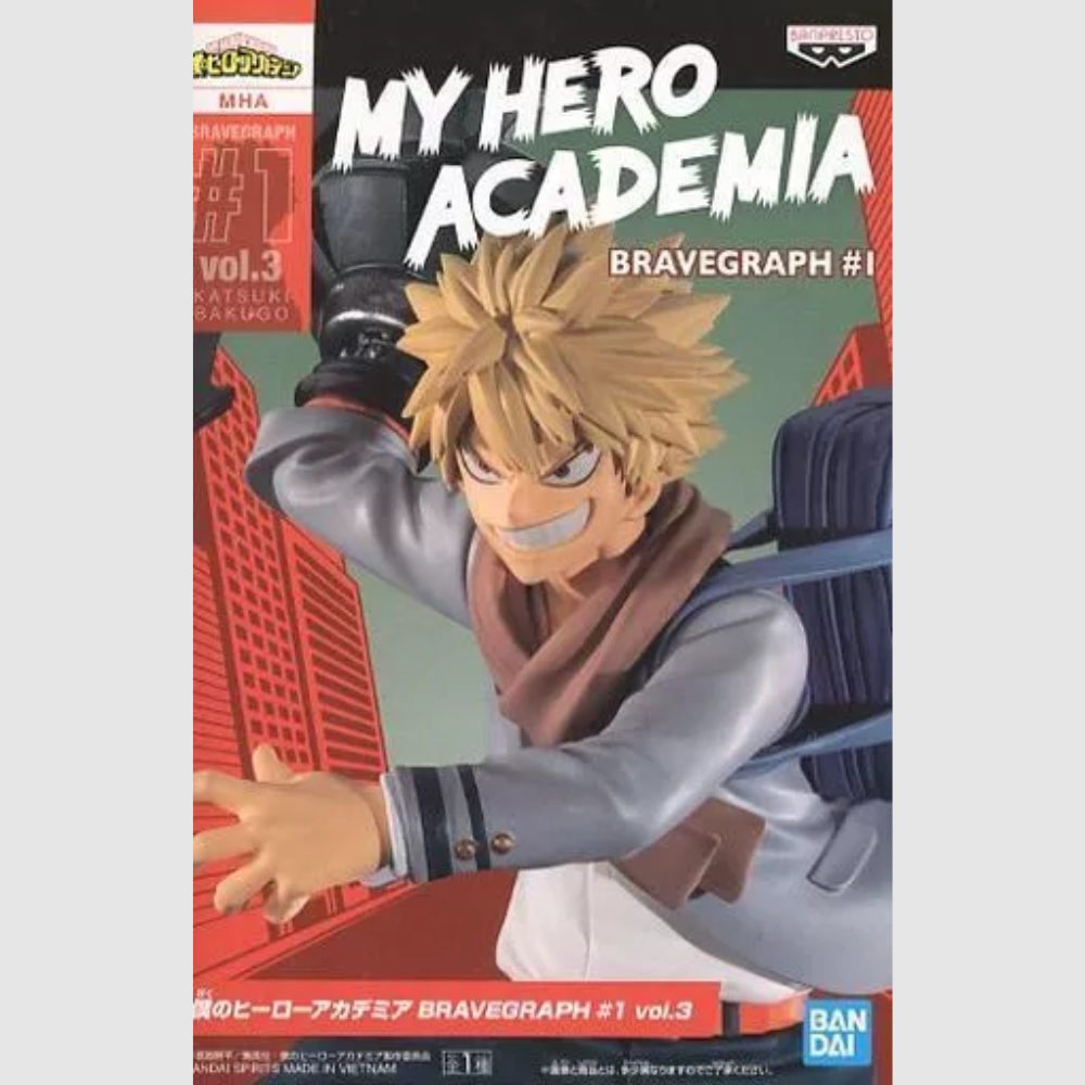 My Hero Academia Bravegraph #1 Vol.3 Katsuki Bakugo Figure Banpresto