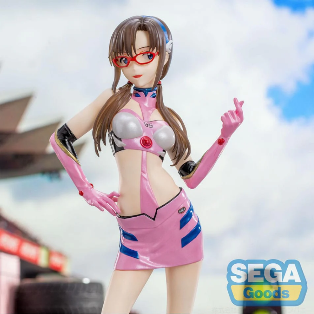 Evangelion Racing Luminasta Mari Makinami Pit Walk Figure SEGA