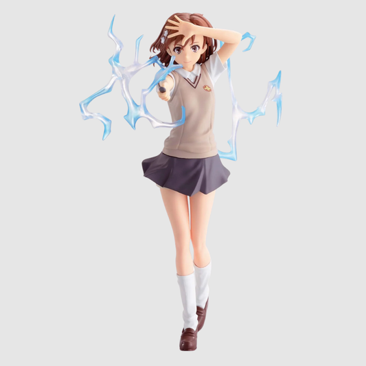 A Certain Scientific Railgun Misaka Mikoto Level 5 Electromaster Figure Espresto Bandai