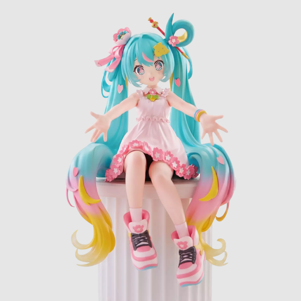 Hatsune Miku 10th Anniversary Noodle Stopper Figure FuRyu