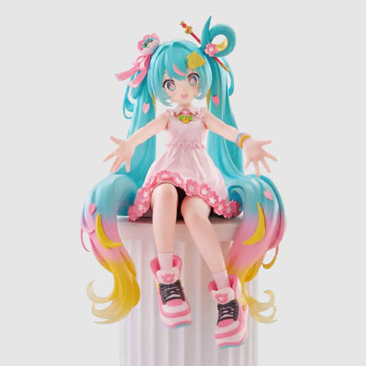 Hatsune Miku 10th Anniversary Noodle Stopper Figure FuRyu